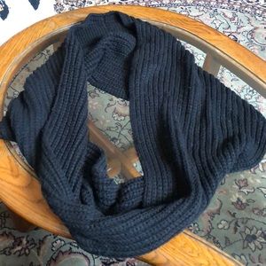 Black JCrew circle scarf